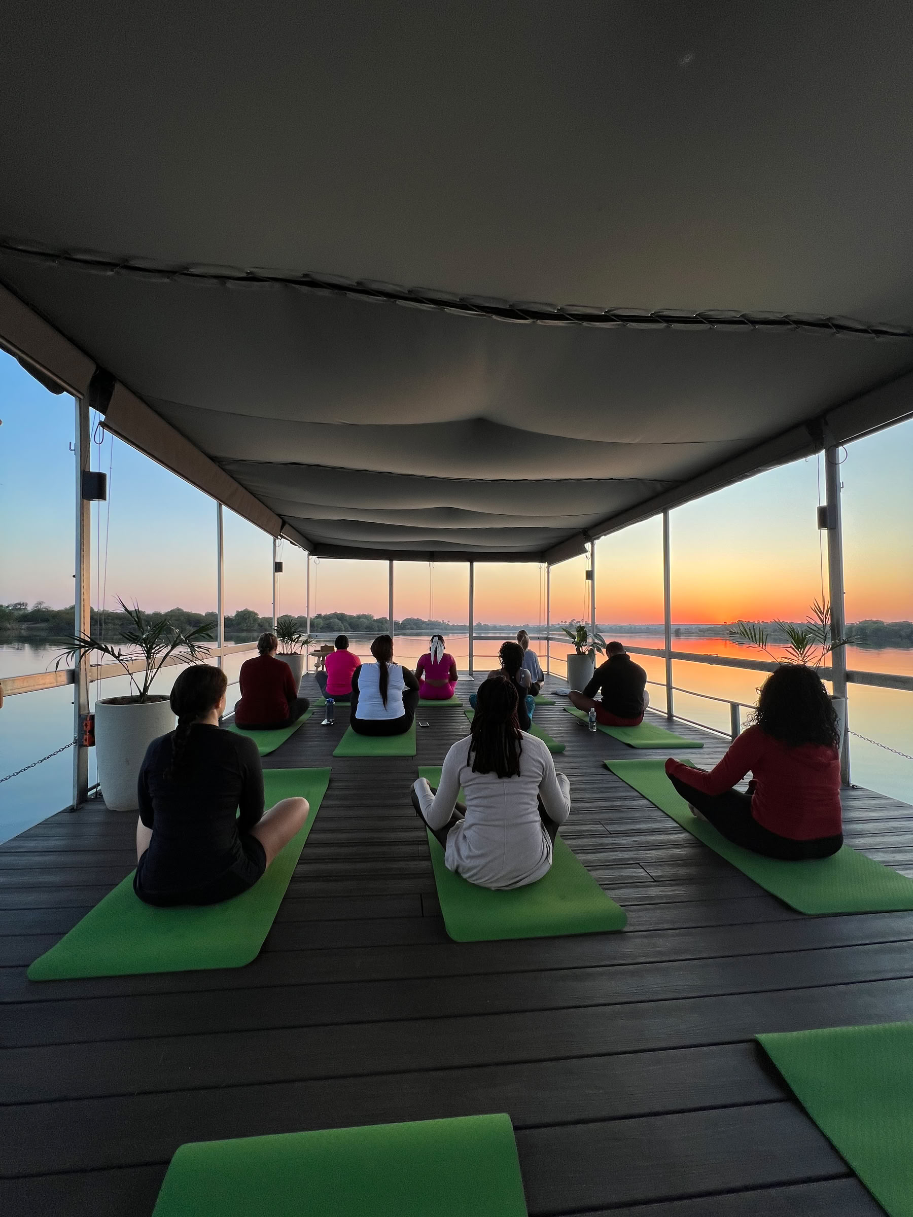 Yoga On The Zambezi