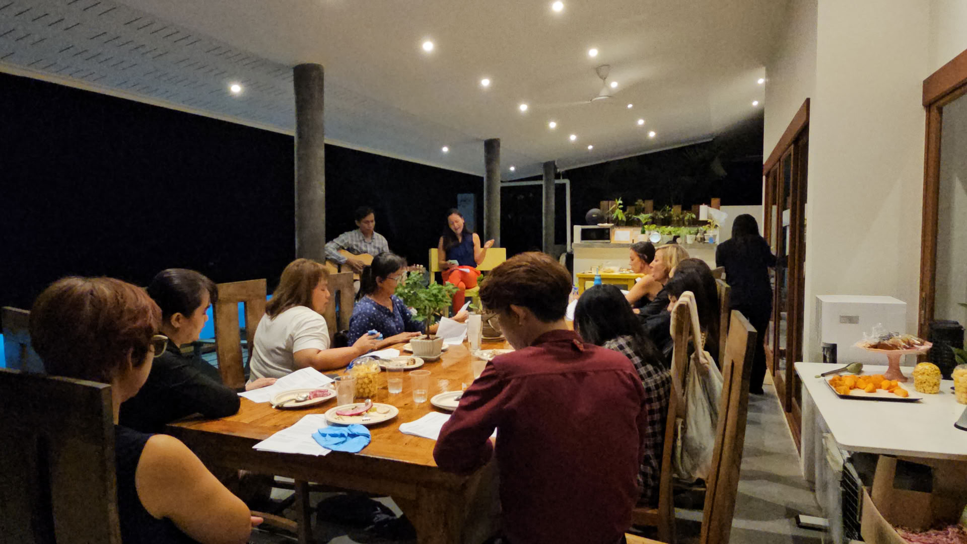 Poolside Worship Night & Potluck Dinner