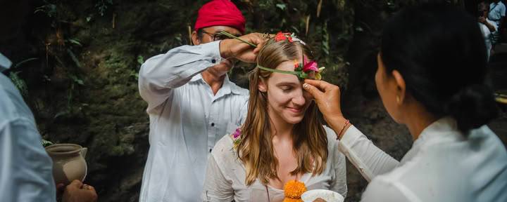 Melukat Water Purification Ceremony