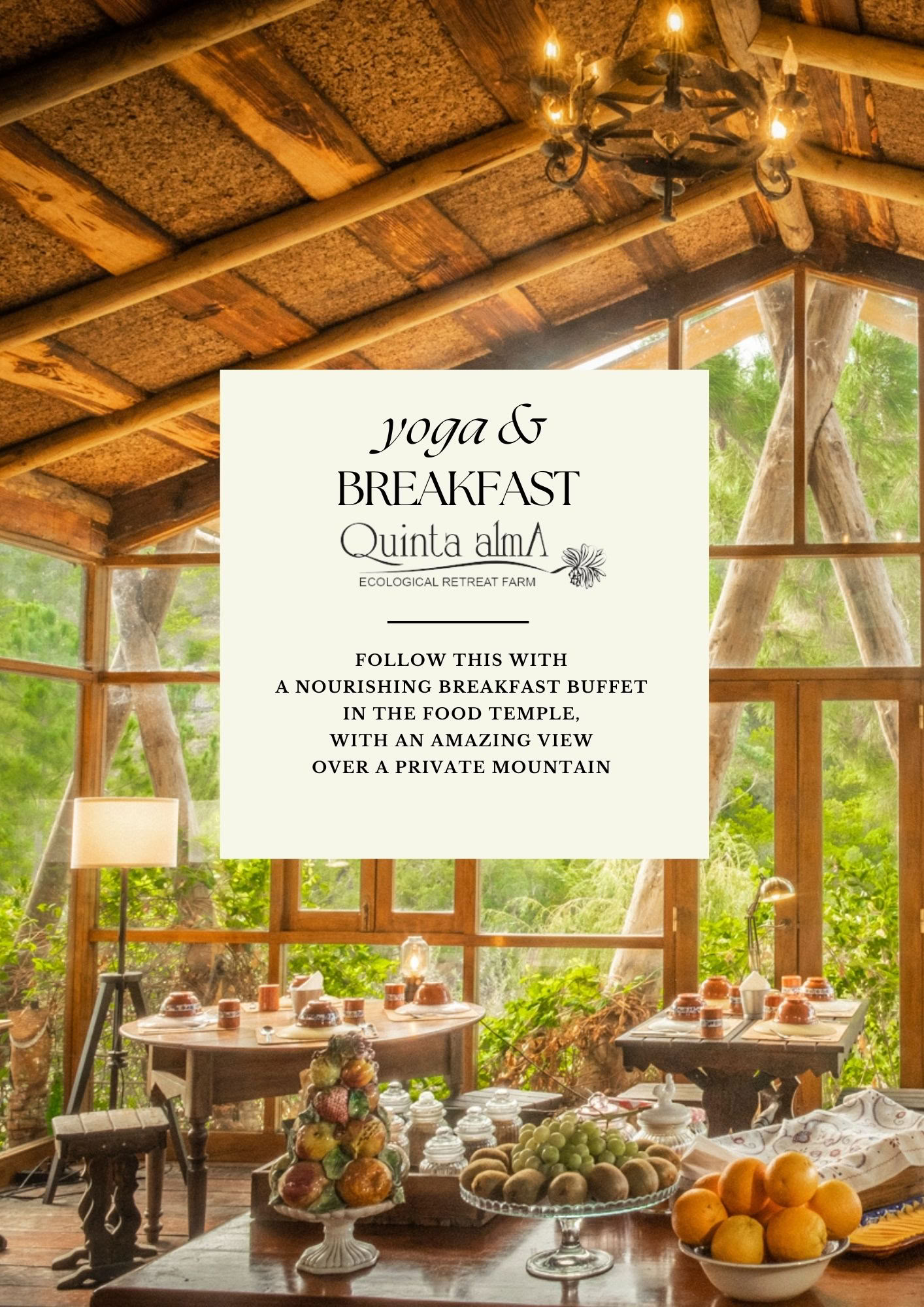 Yoga by the Lake and Breakfast Buffet Experience in Quinta Alma