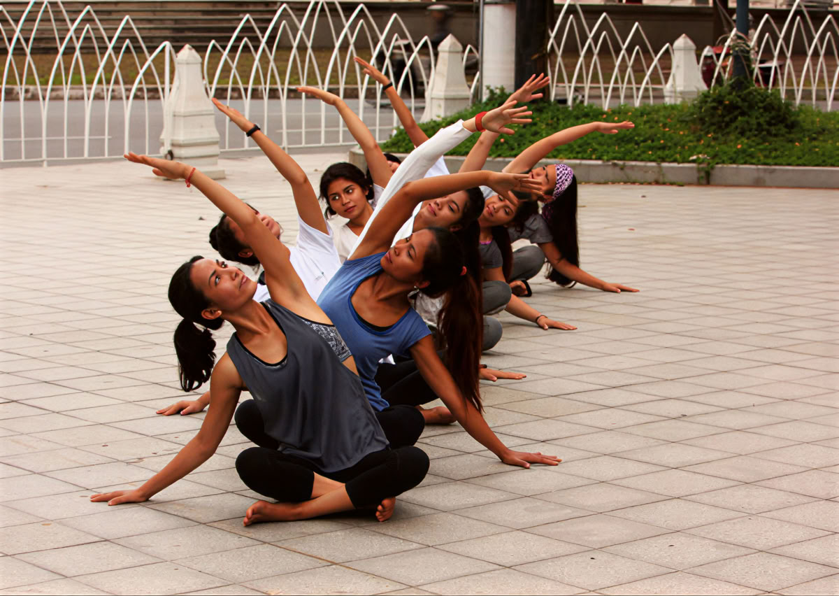 Jivamukti with David Yu for Yogathon for Global Peace