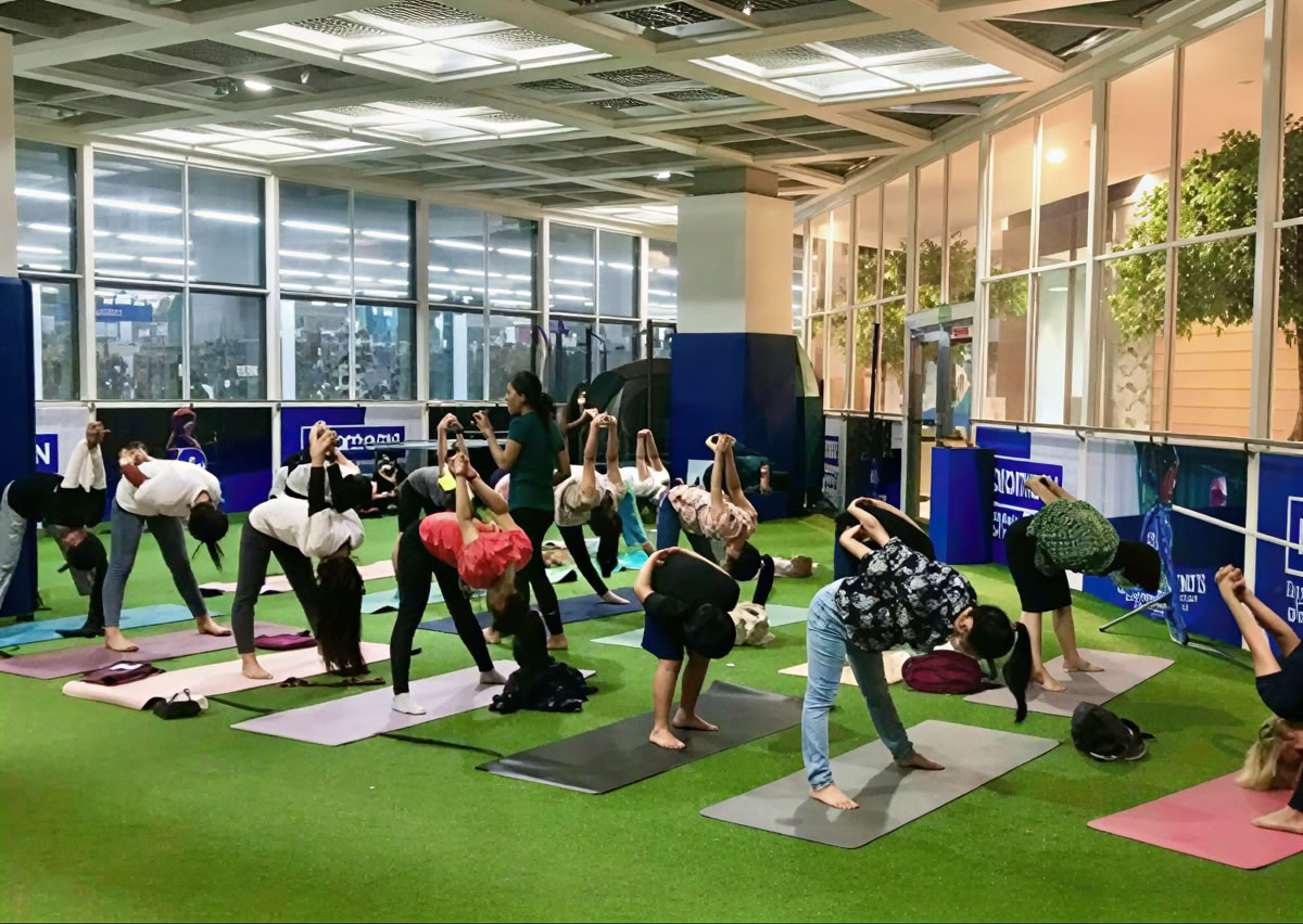 Jivamukti with David Yu for Yogathon for Global Peace