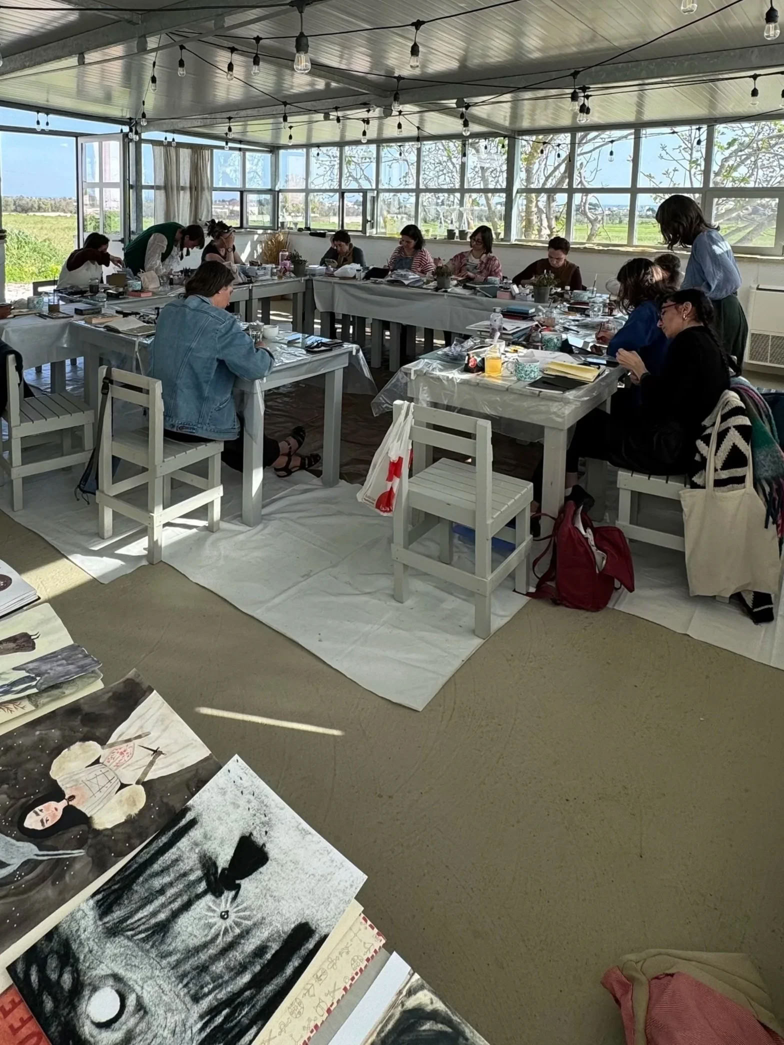 Visual Storytelling with Wild Pigments