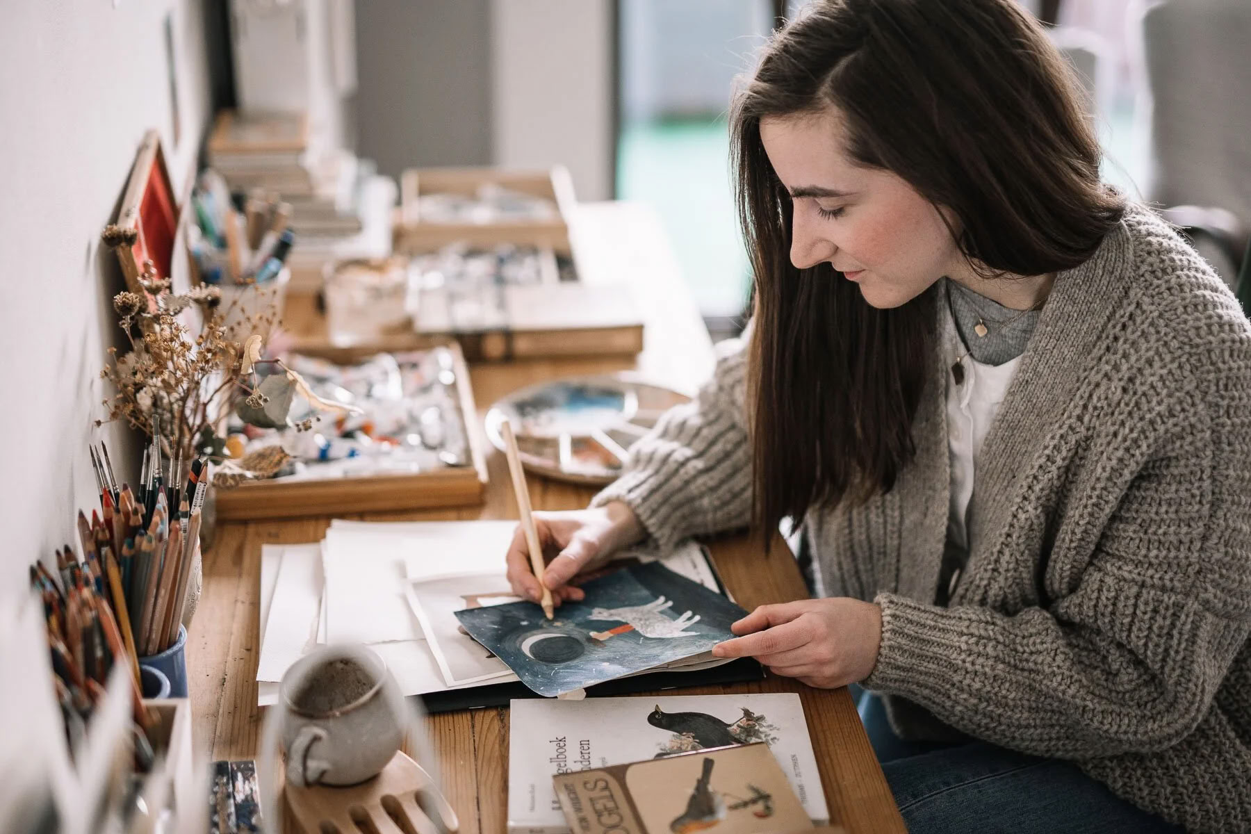 Visual Storytelling with Wild Pigments