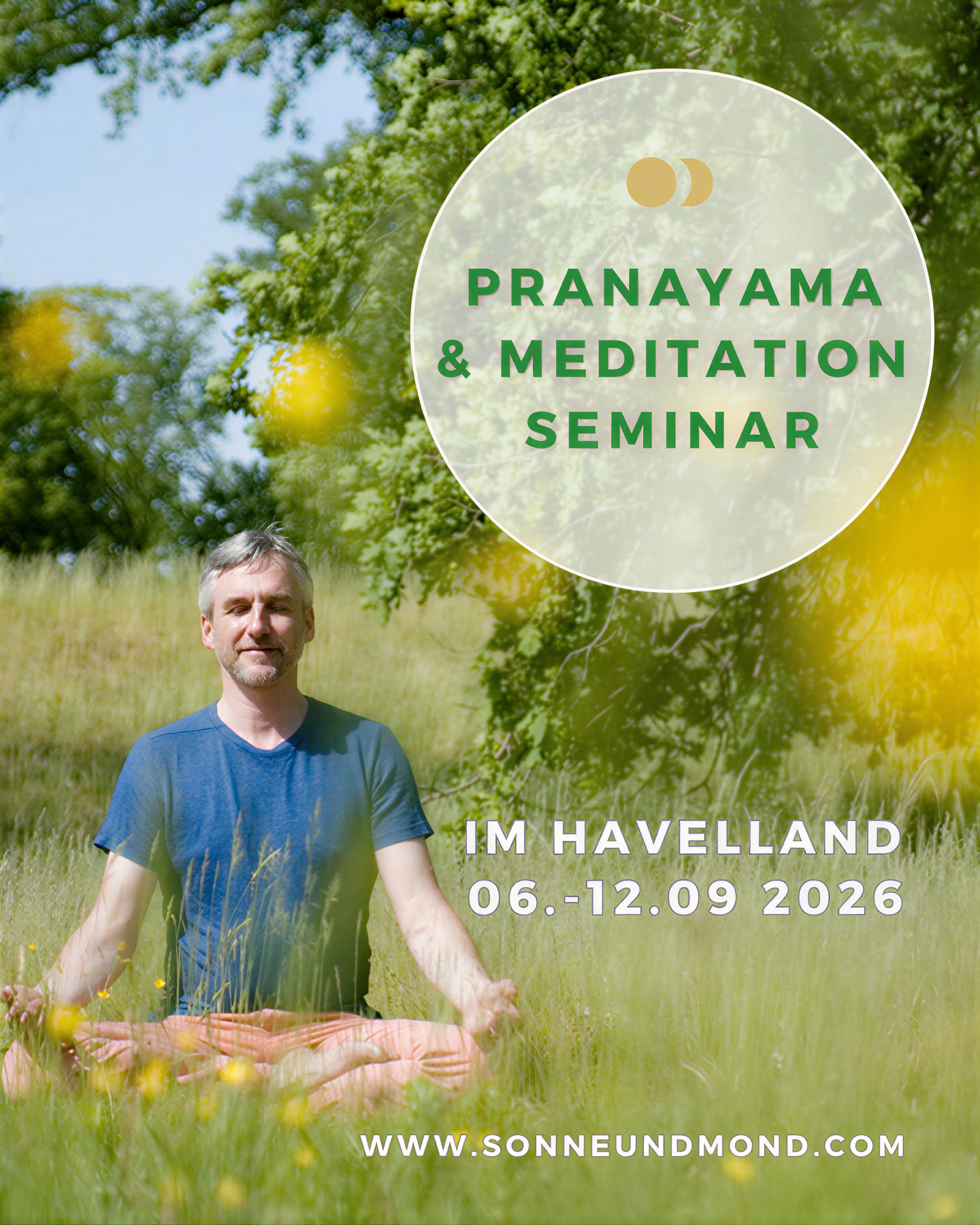 Bildungsurlaub: Prānāyāma & Meditation Intensivseminar zur Stressbewältigung