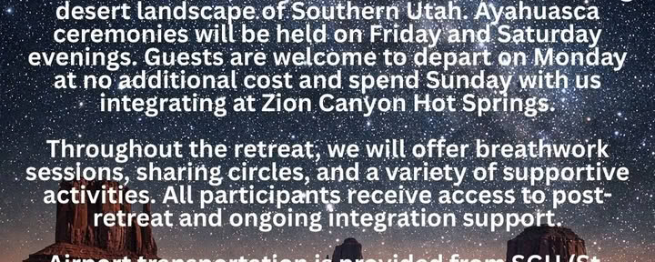 July 17th - 19th, 2026- St George (area), Utah