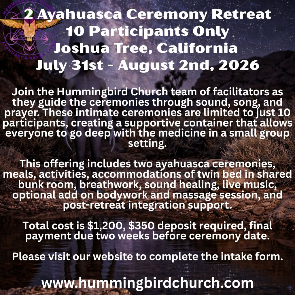 10 Participants Only - Joshua Tree, California - July 31st - August 2nd, 2026