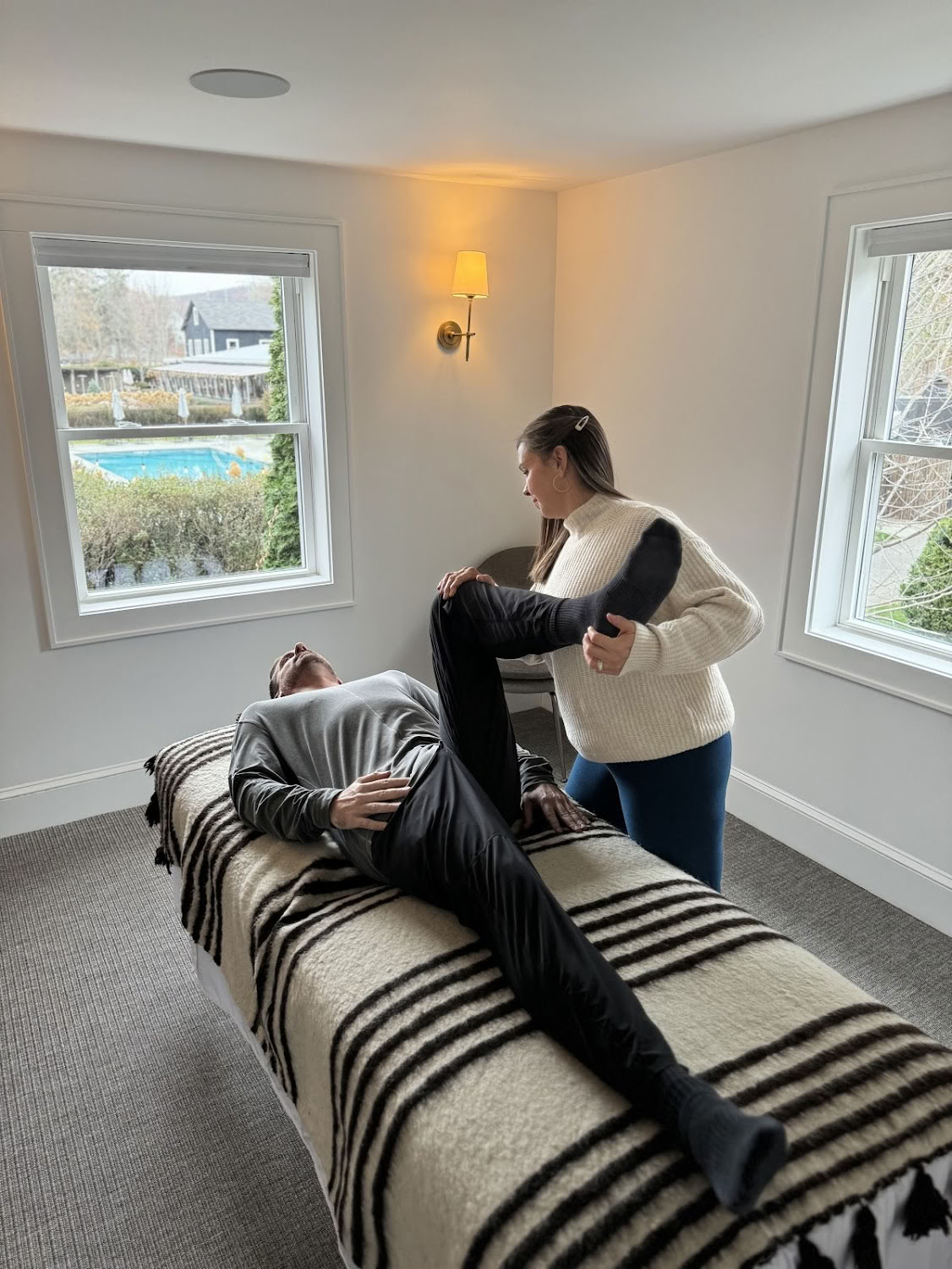 One-on-One Stretching at Valley Rock Massage House