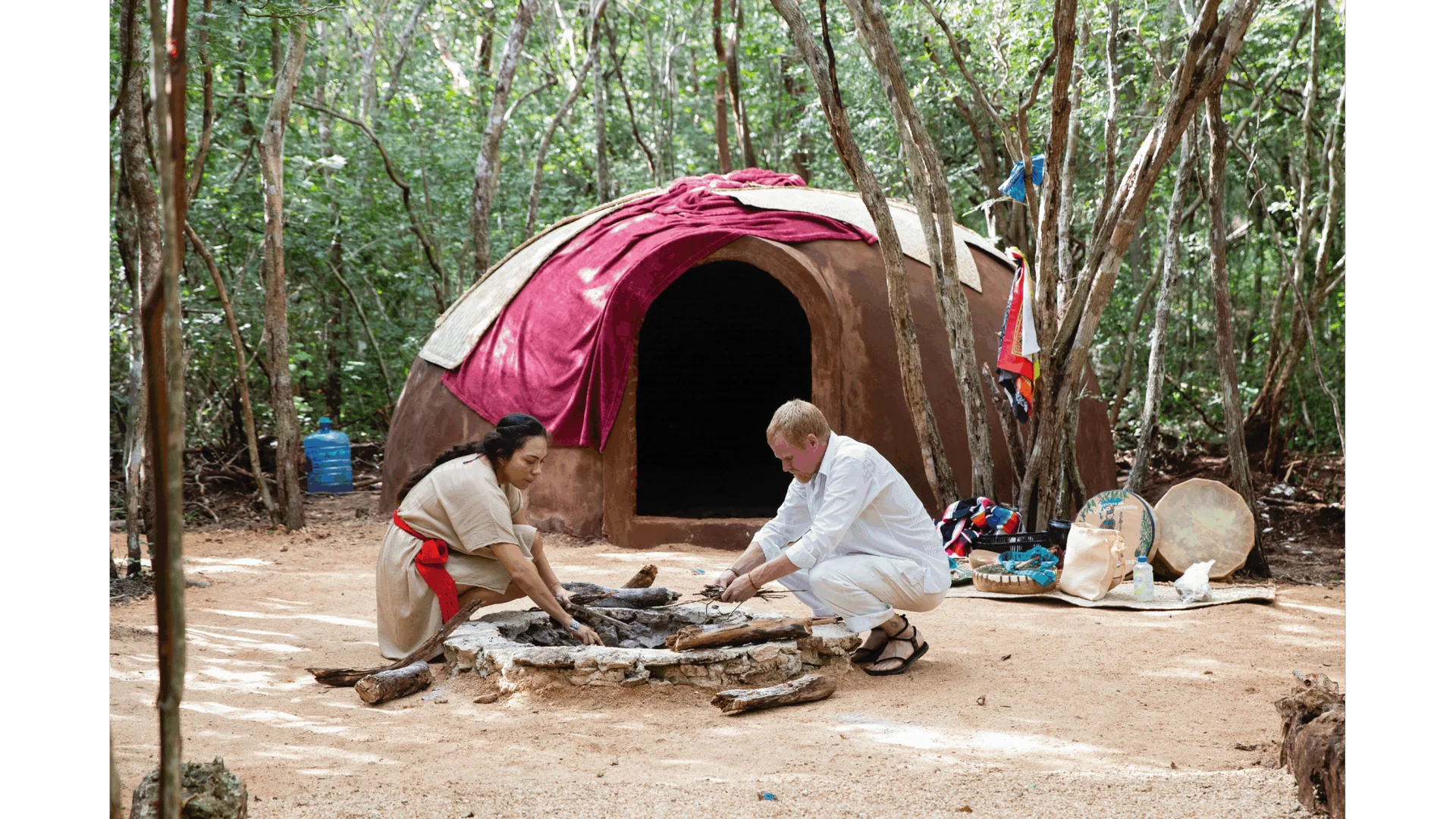 Water and Fire – Cenote and Temazcal