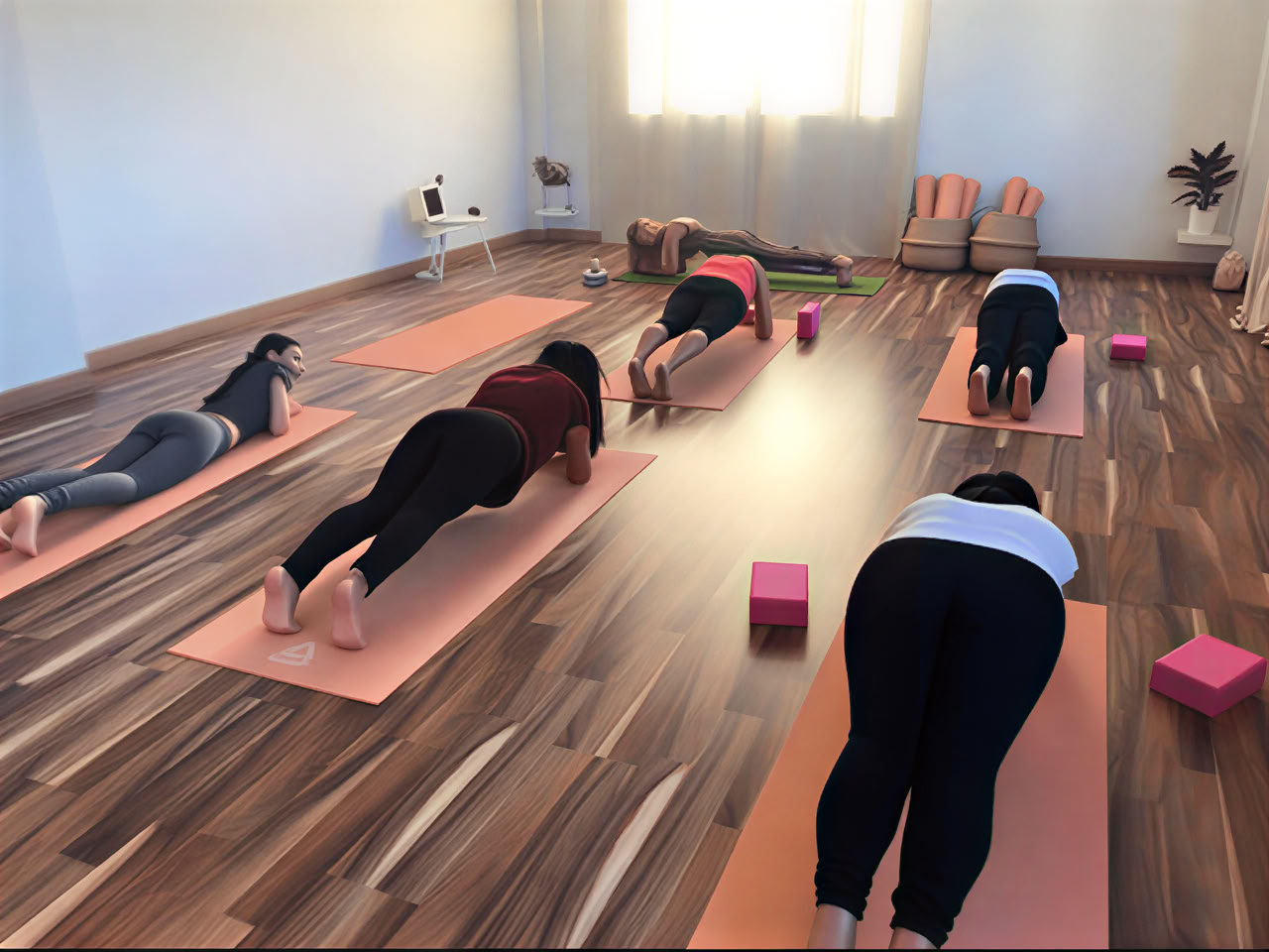 Yoga Class one-hour yoga practice