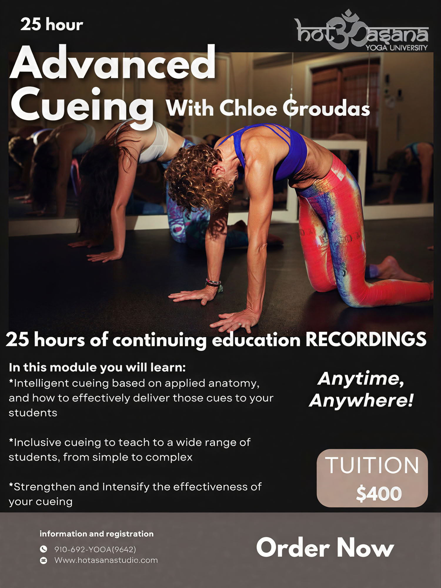 25 Hours | Advanced Patterning & Creative Sequencing | at Love More Hot Yoga