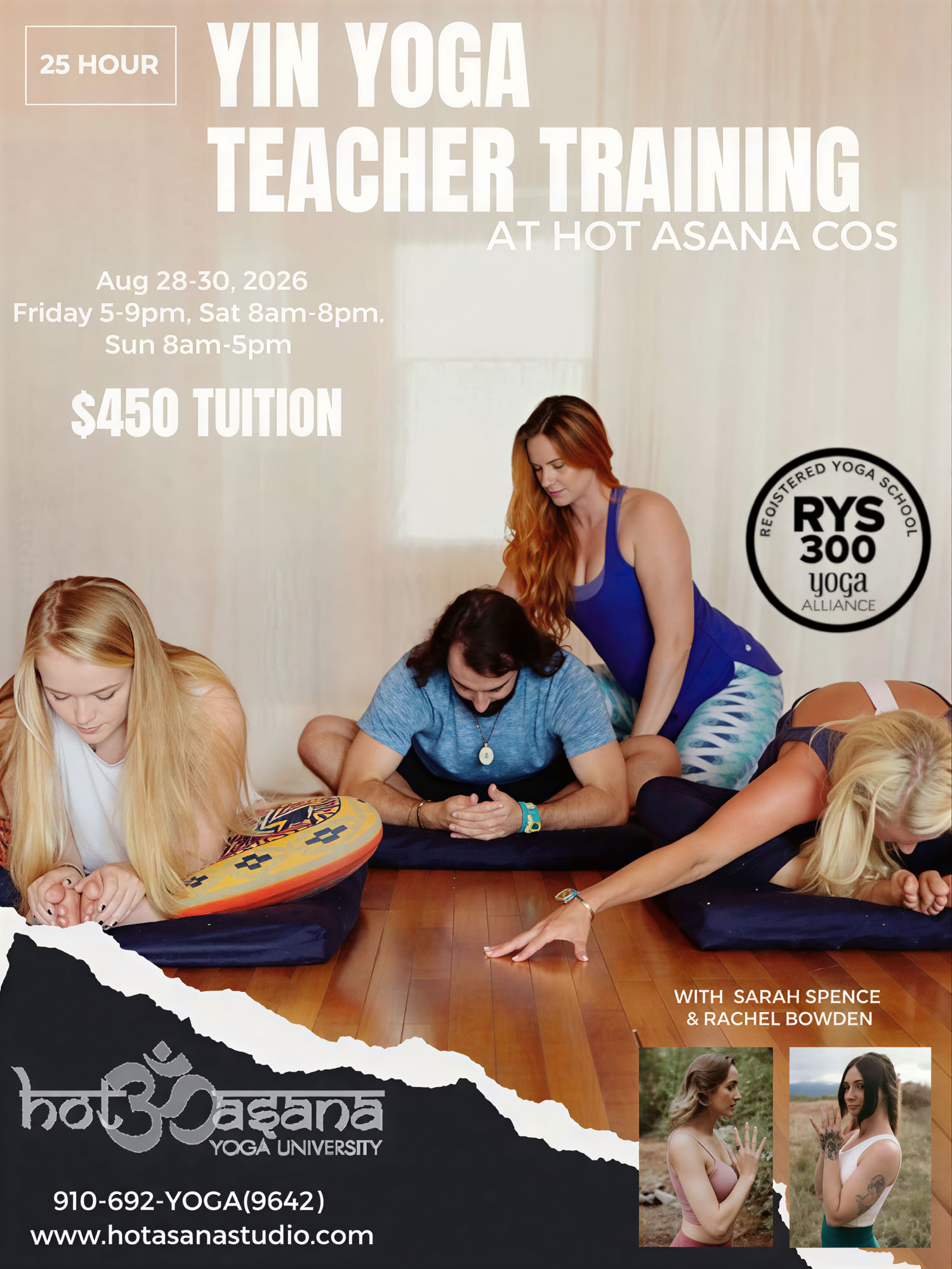 25 Hours | Advanced Lower Body Anatomy & Yin Yoga Certification in COS