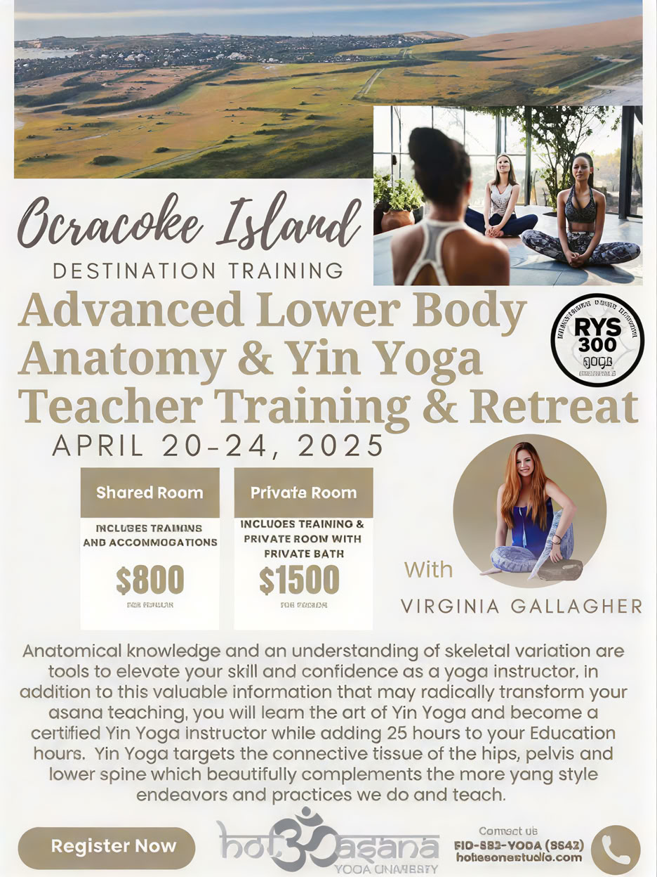 25 Hours | Advanced Lower Body Anatomy & Yin Yoga Certification in COS