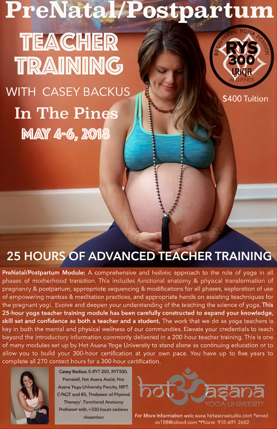 25 Hours | Advanced Lower Body Anatomy & Yin Yoga Certification in COS