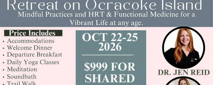 Women's Retreat on Ocracoke Island with Dr. Jen Reid , Virginia Gallagher & Savana Harwood
