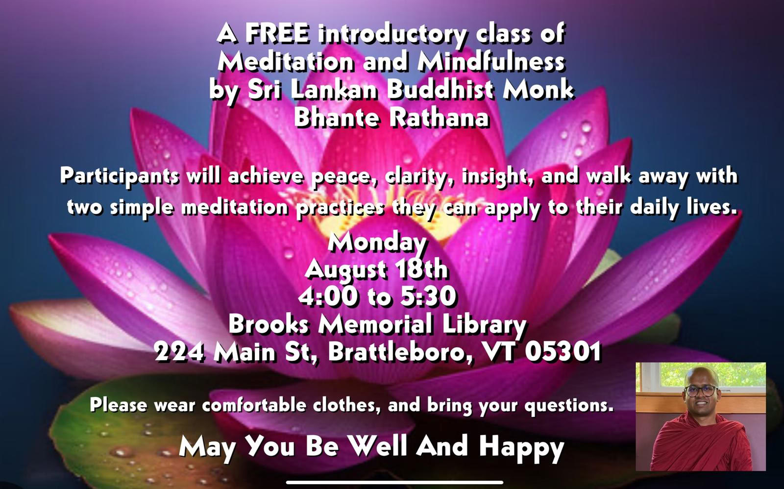 Meditation at Brook memorial Library