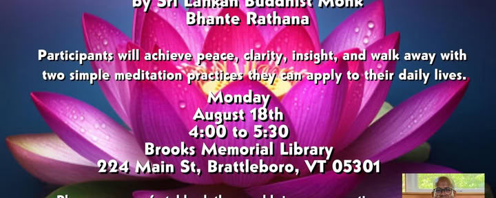 Meditation at Brook memorial Library