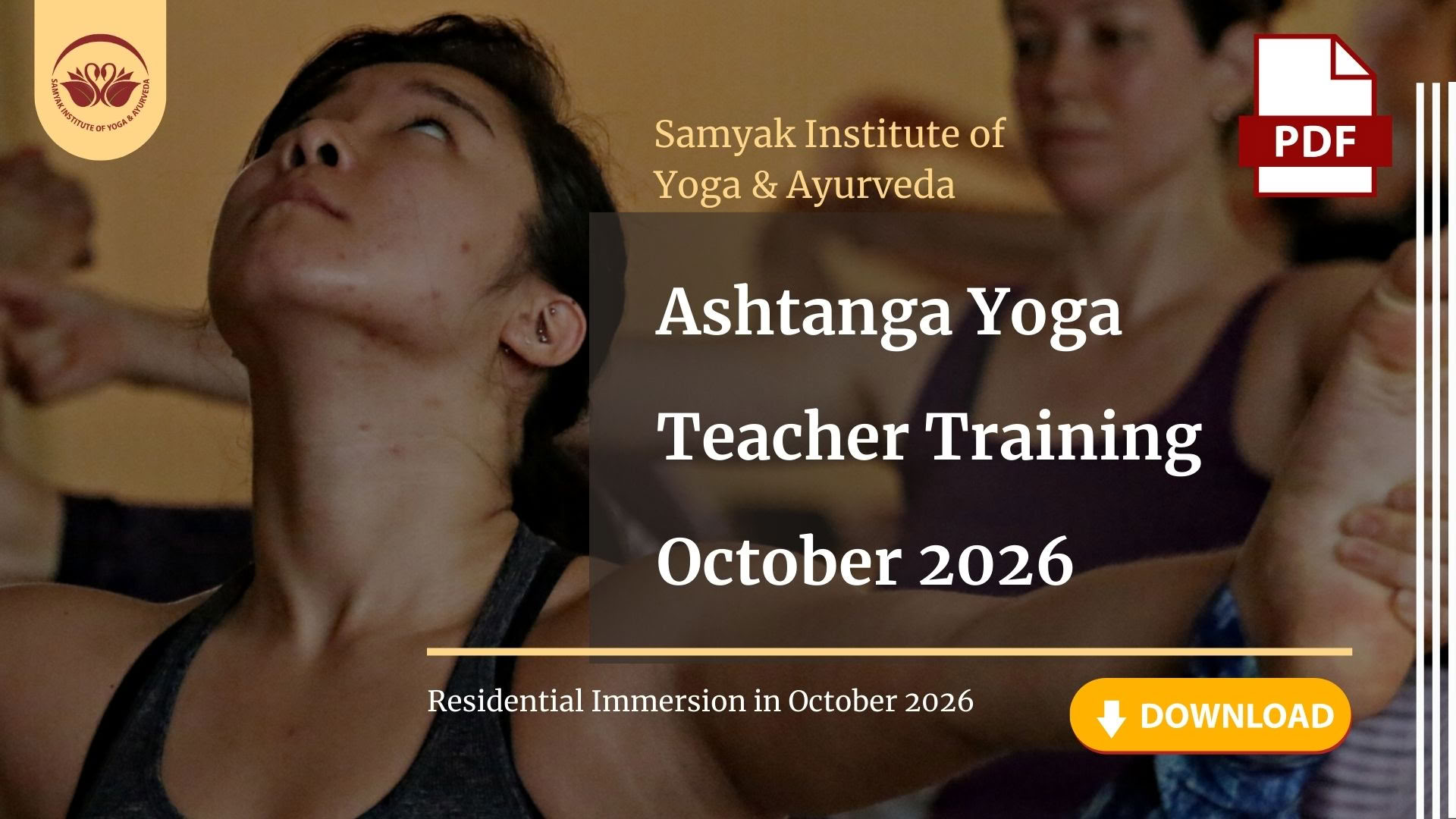Ashtanga Yoga Teacher Training - October 2026