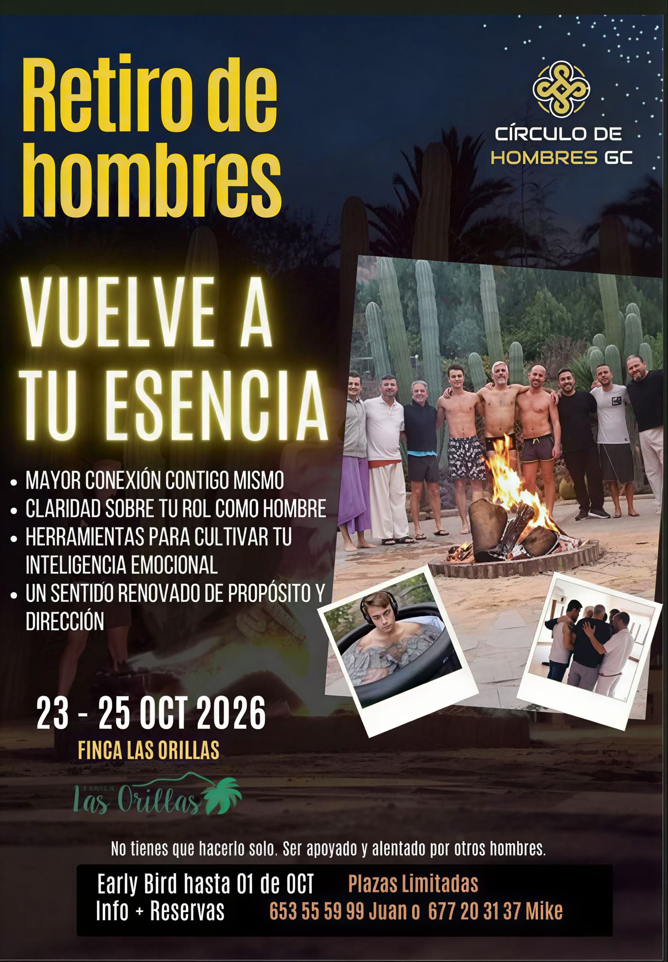 Men’s Retreat – October 23, 24, and 25