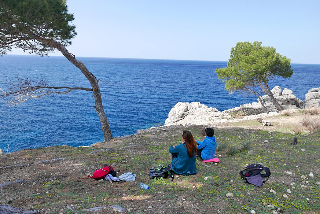 Time Out for Women by the Sea