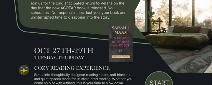 Reading Retreat- ACOTAR (SOLD OUT)