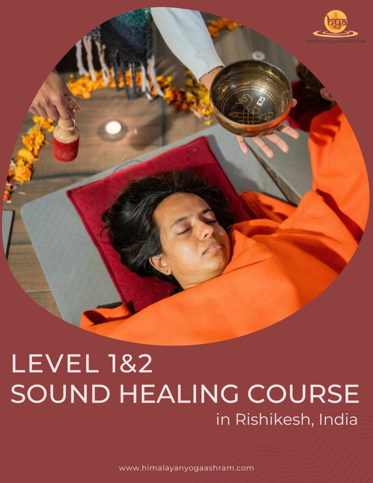 Level 1&2&3 sound healing course in Rishikesh India HYA