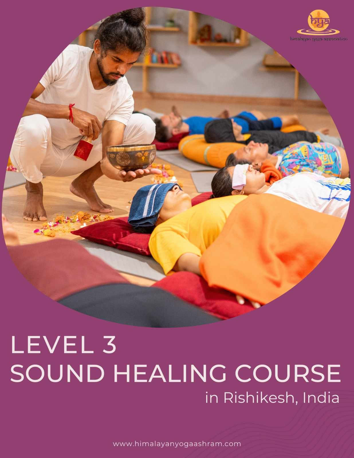 Level 1&2&3 sound healing course in Rishikesh India HYA