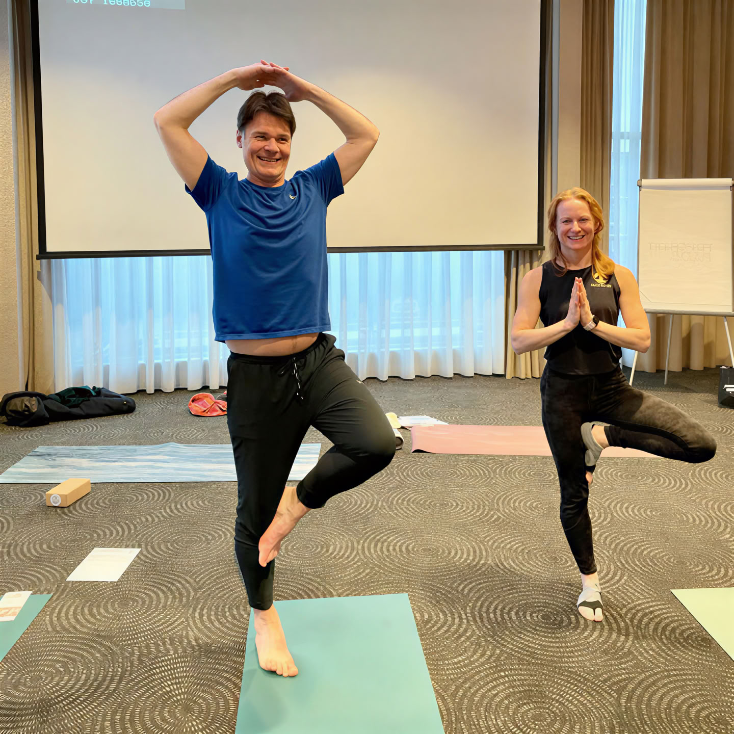 Yoga therapie groepsles