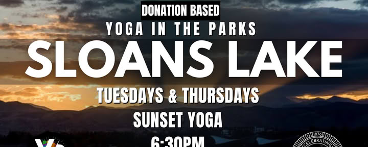 Sunset Yoga in the Park at Sloan’s Lake