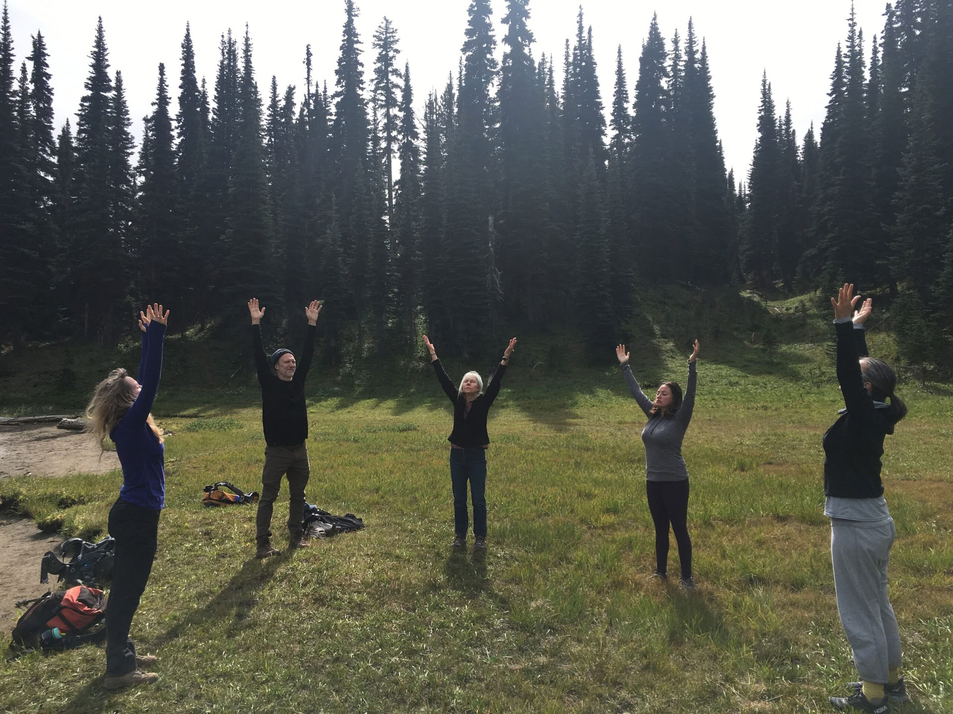 Mt. Rainier Yoga Meditation Hike
