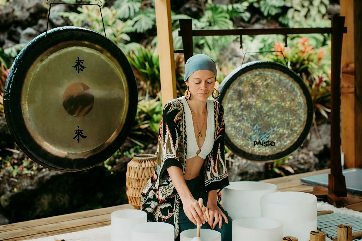 New Moon Yoga, Crystal Jewelry Making & Sound Bath Journey