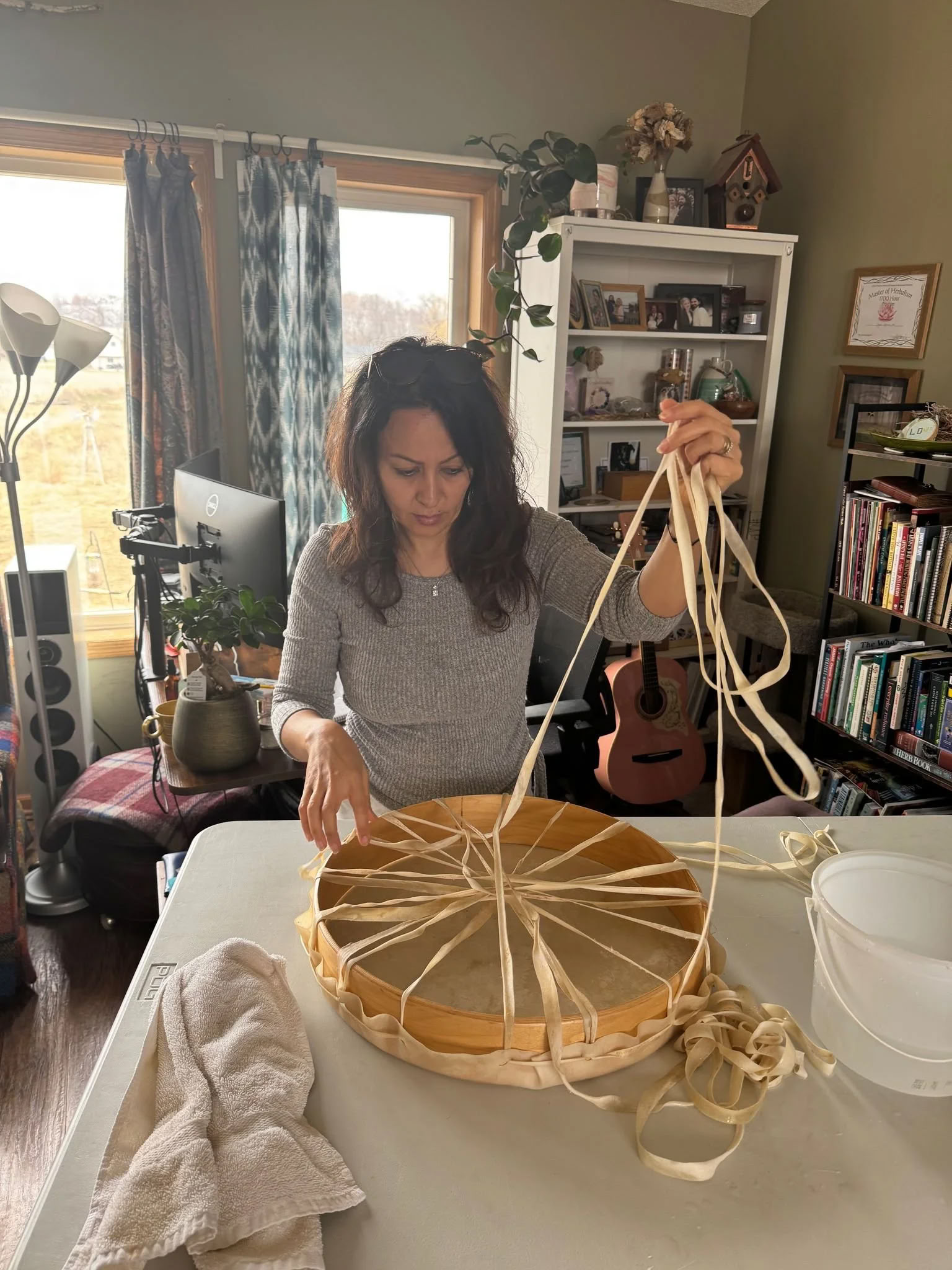 Drum making & Rhythm Retreat
