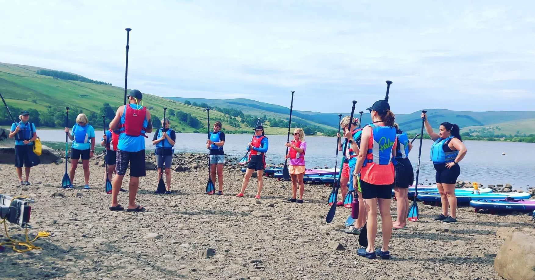 Beginner SUP, Yoga, Wild Swim & Sauna