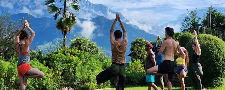 Himalayan View 200hr Yoga Teacher Training in Astam nearby Pokhara