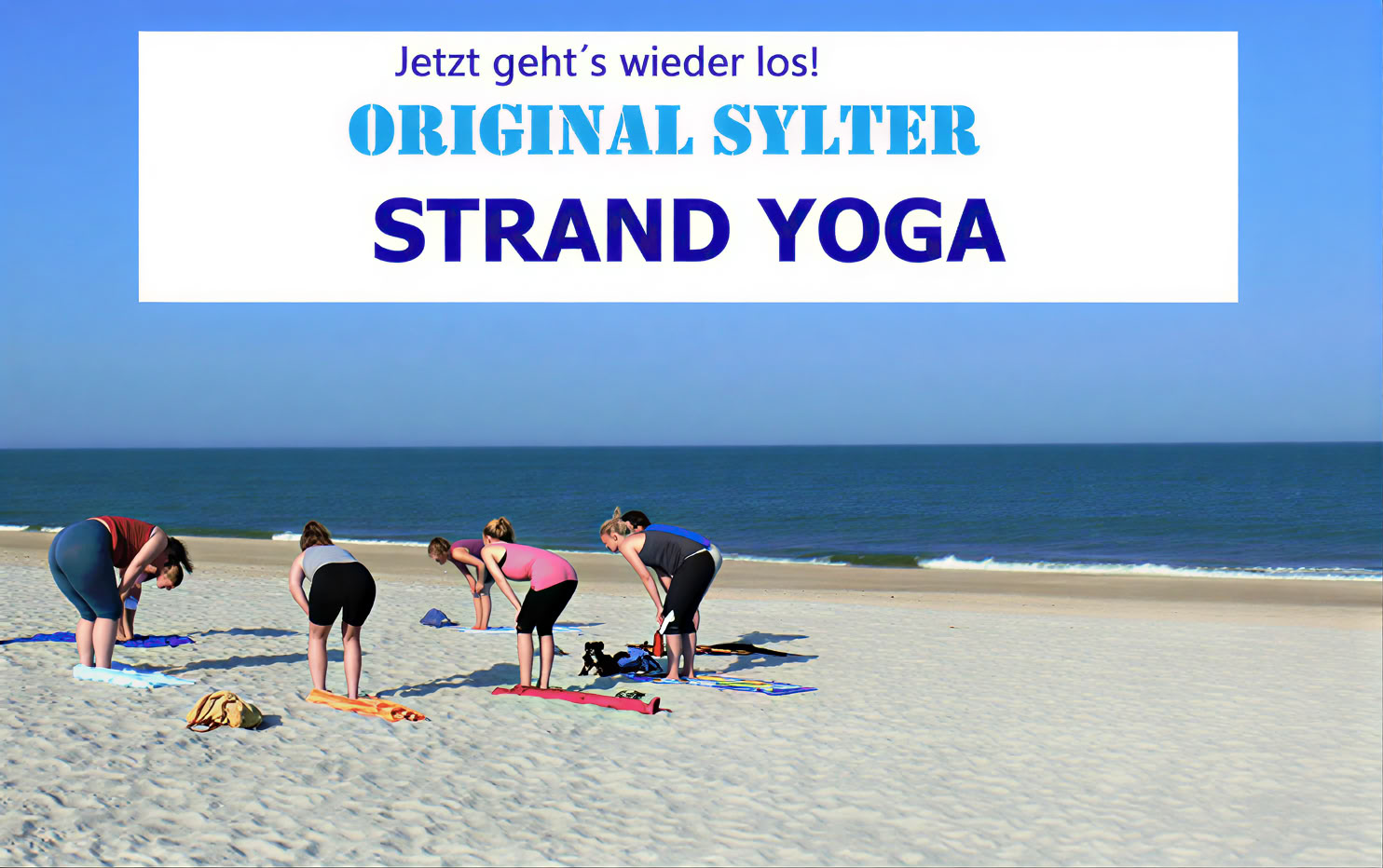Beach yoga
