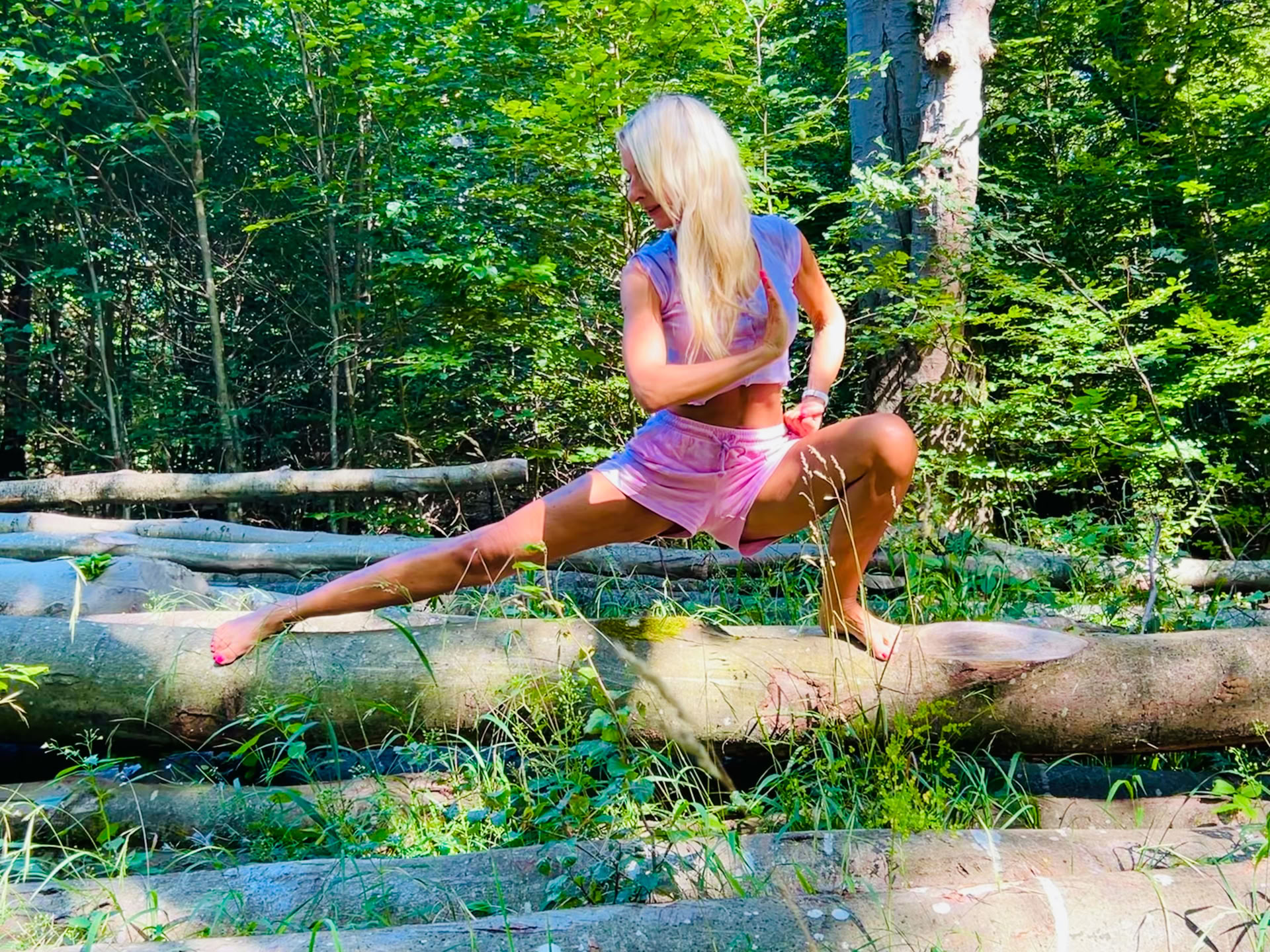 Rooted in Nature: A Yoga & Qi Gong Retreat beneath trees