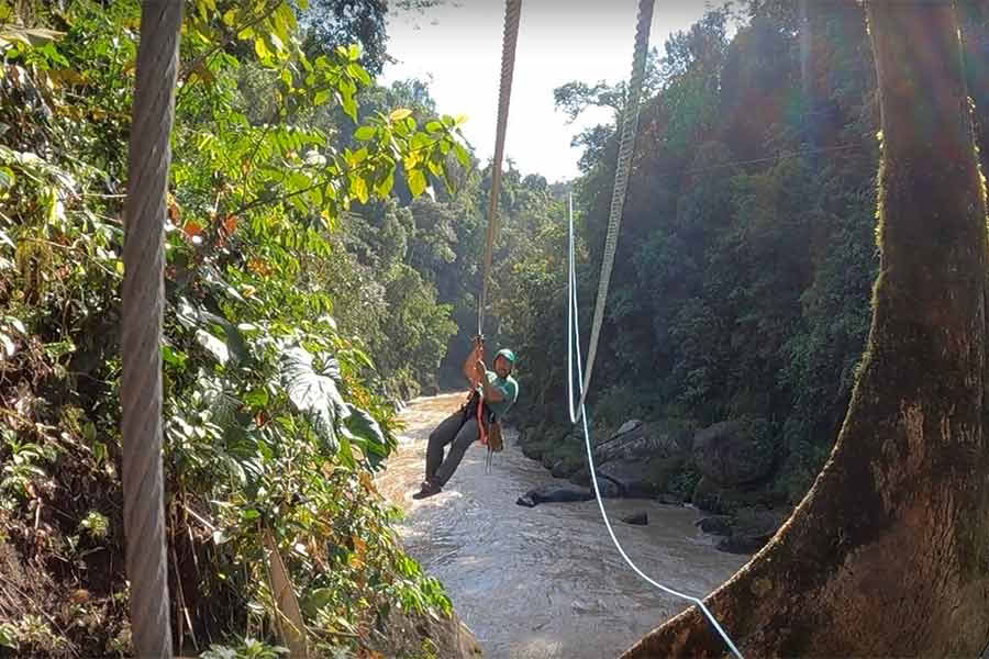 Pacuare River Ziplining