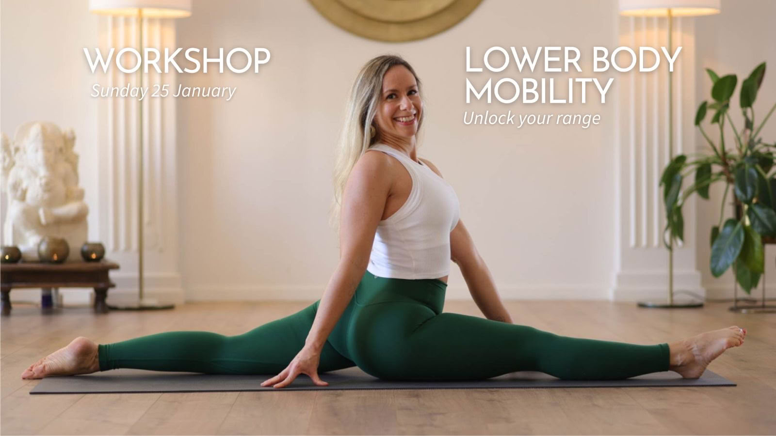 WORKSHOP: Unlock your range: Lower body mobility