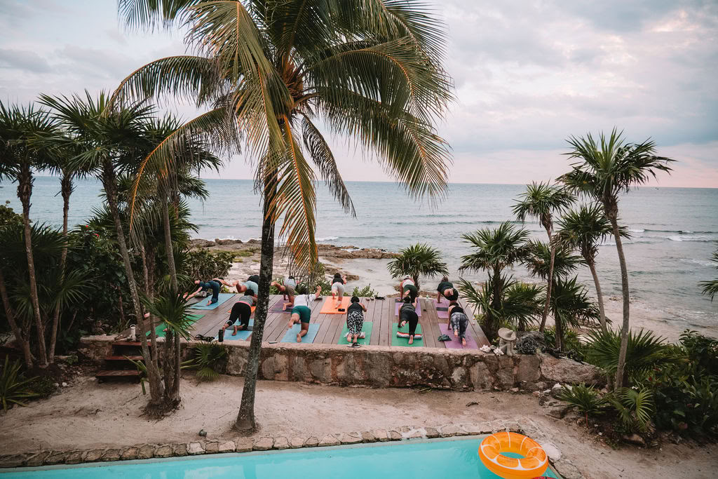 7 Day Oceanfront Pilates Retreat with Cenote and Snorkeling Tour