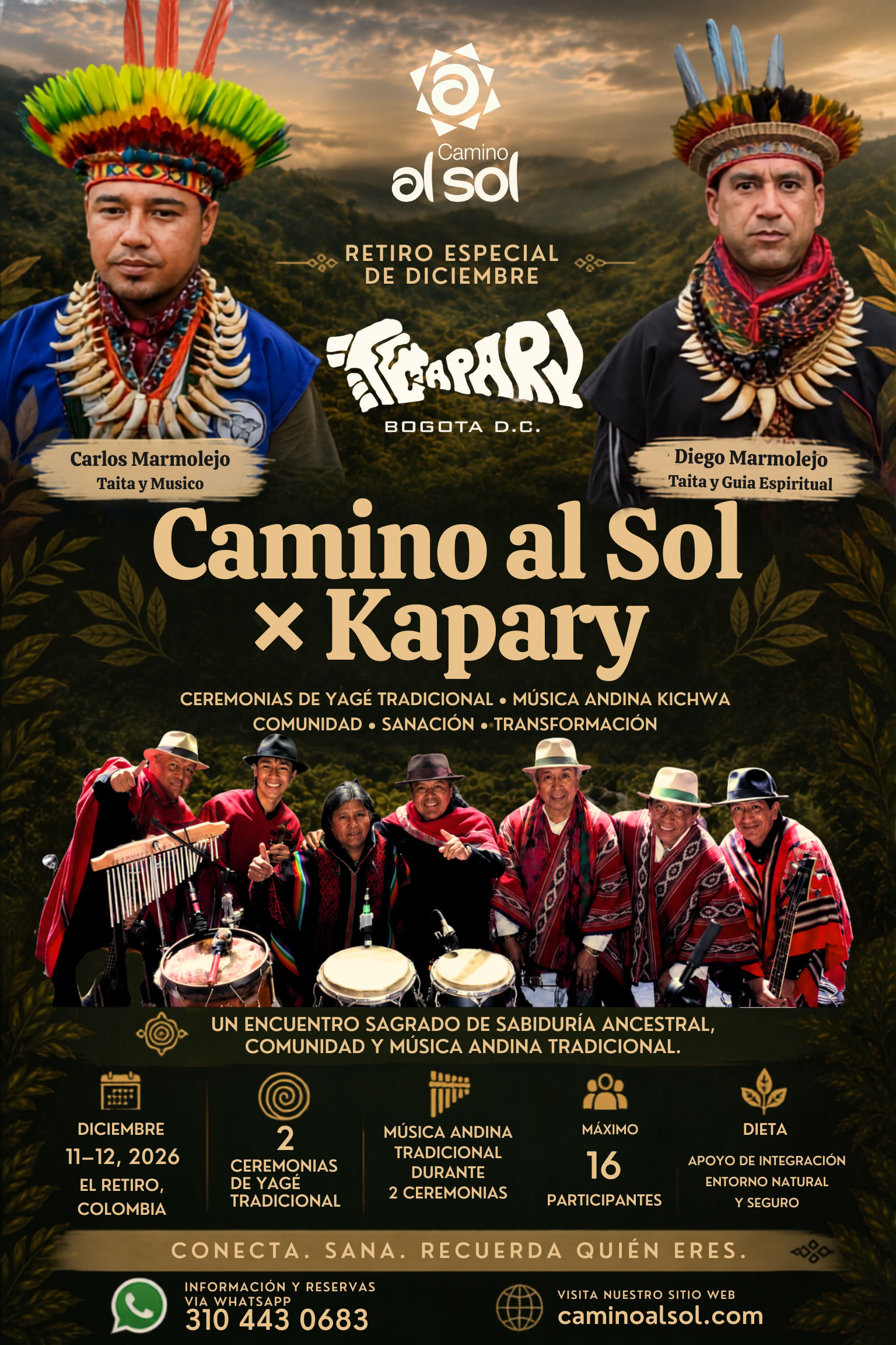 5 Night Ayahuasca Retreat w/ Live Andean Music by Kapary