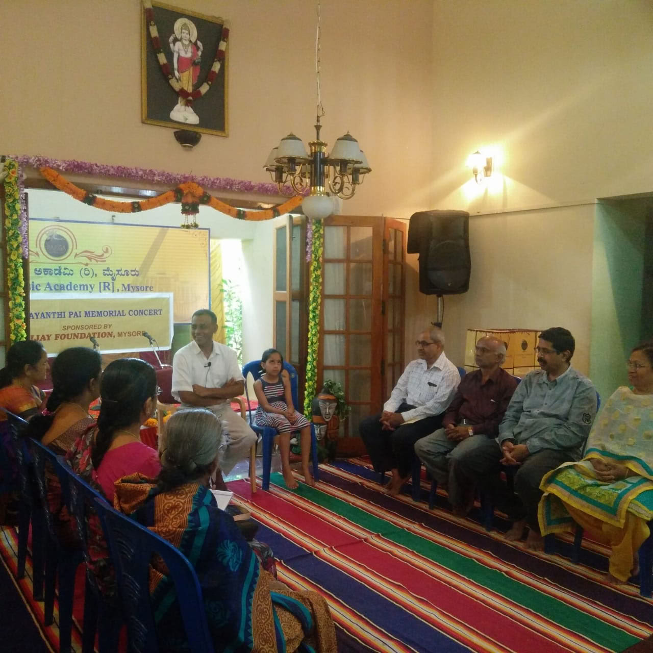 Talk by Dr NVK on ‘Healthy living through Ayurveda &Yoga’