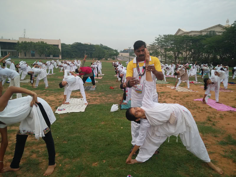 Talk by Dr NVK on ‘Healthy living through Ayurveda &Yoga’