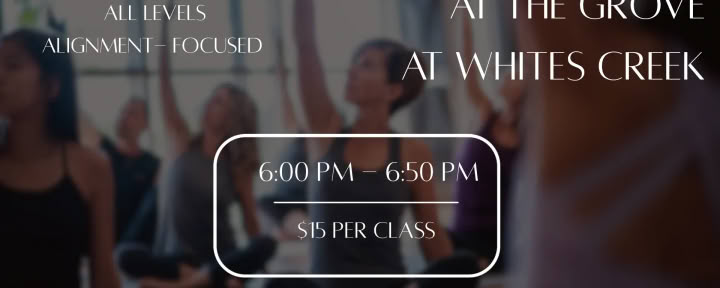 Slow Flow Yoga at The Grove at Whites Creek
