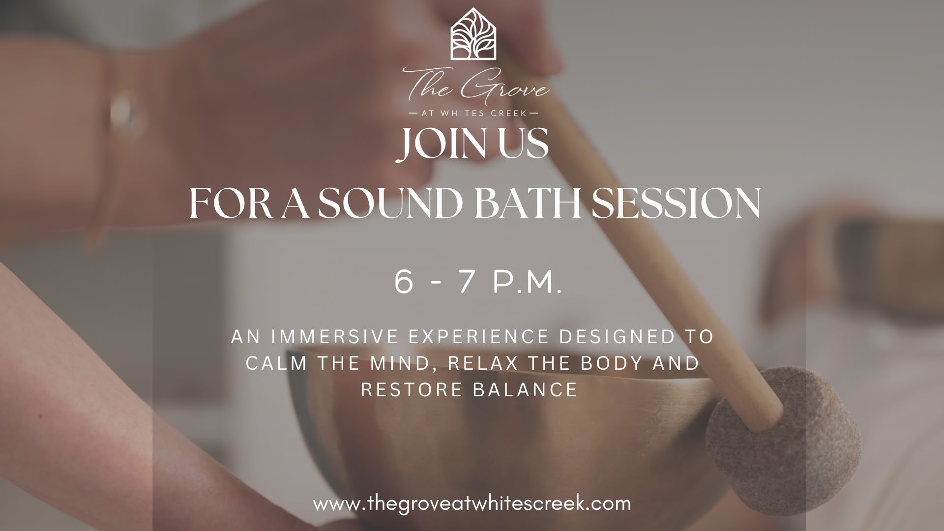 September Sound Bath at The Grove at Whites Creek