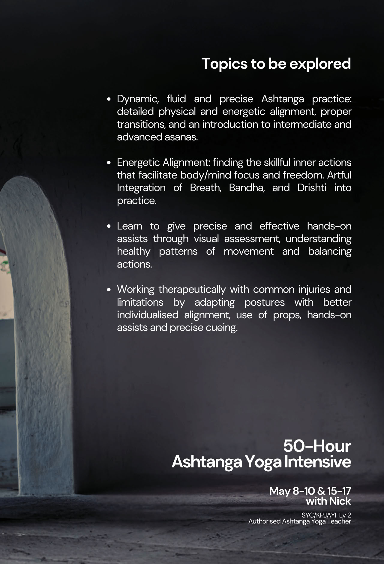 50H Ashtanga Intensive