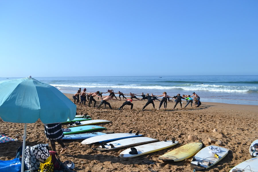 Stand up surf & yoga
