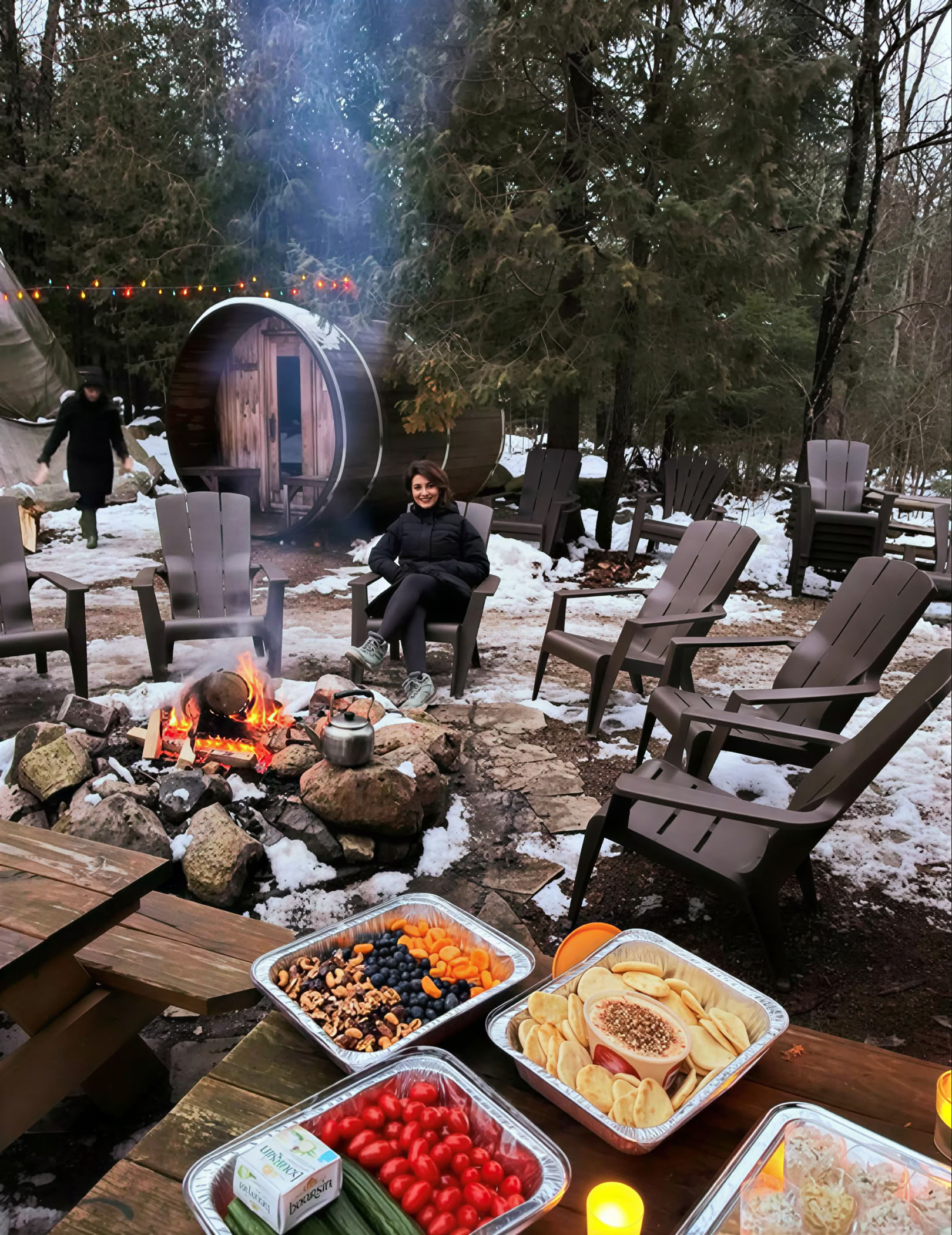 Snowshoeing