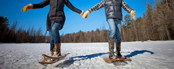 Snowshoeing