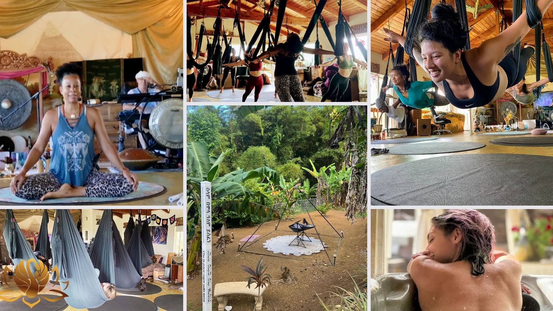 Yoga, Aerial Yoga + Sound Healing, plus Temple Spa Mini Retreats