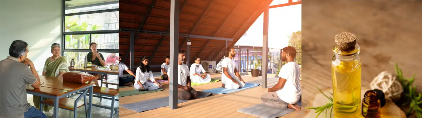 21 Day Veda Evolve: Ayur Yoga Ayurveda Wellness and Rejuvenation Therapy with Yoga Retreat